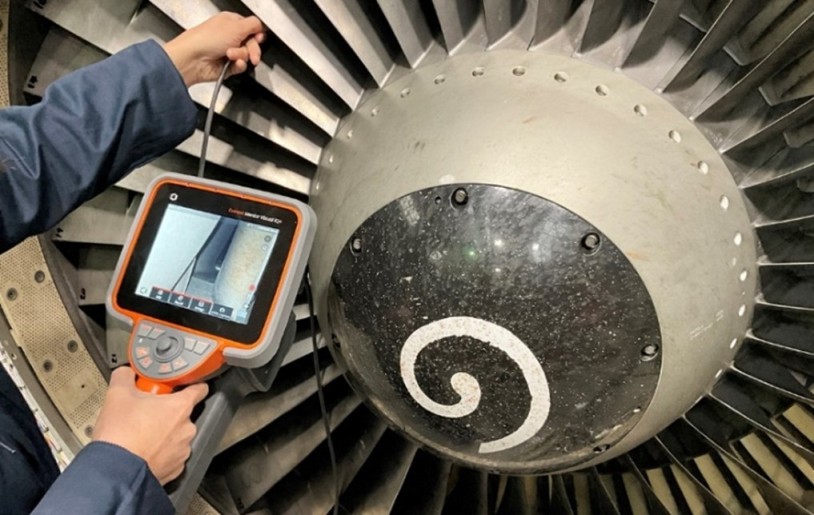 韋林工業(yè)內(nèi)窺鏡檢測航空發(fā)動機(jī)